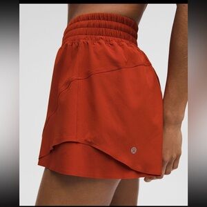 Lululemon shake it out high rise running short 2.5”